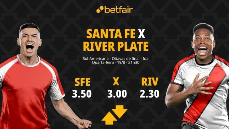 Santa Fe x River Plate - Sul-Americana 2026: Notícias, Odds, Estatísticas, Escalações, Horário, Onde Assistir