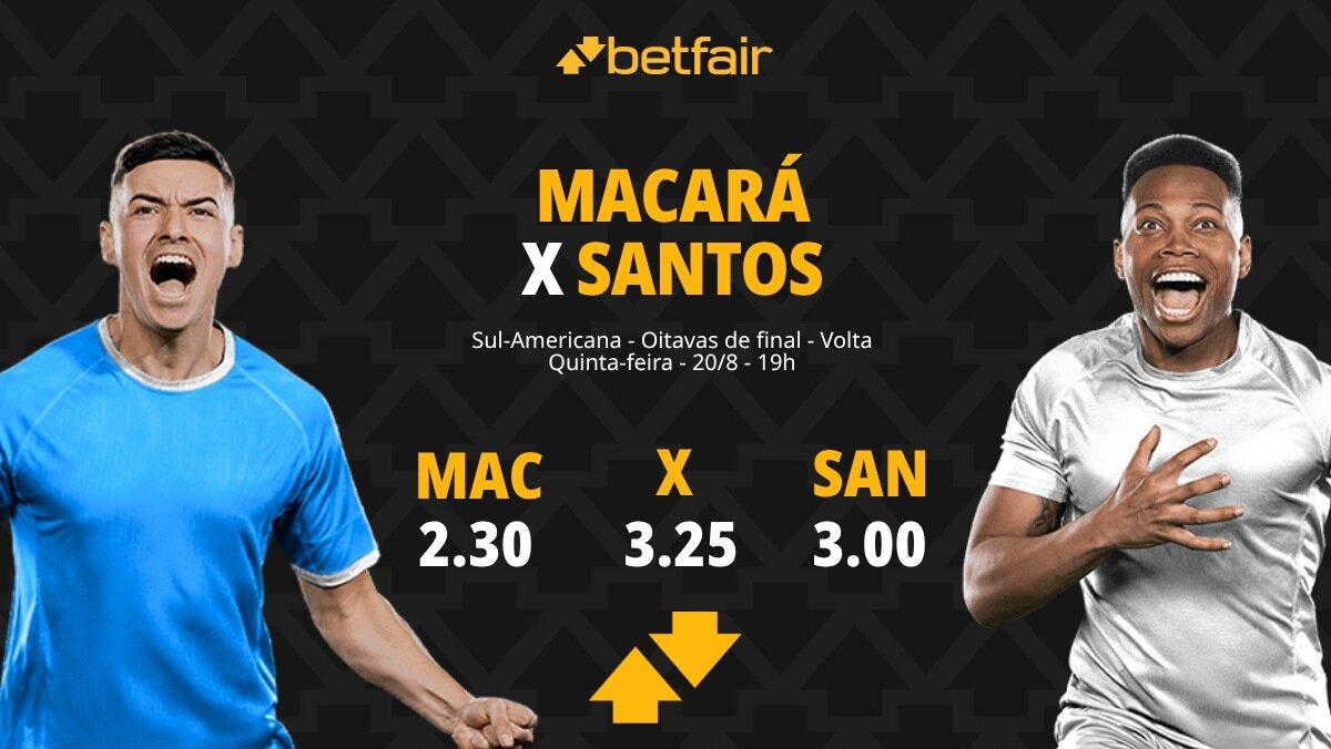 Macará x Santos - Sul-Americana 2026: Notícias, Odds, Estatísticas, Escalações, Horário, Onde Assistir
