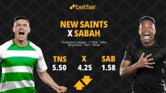 New Saints x Sabah - Champions League: Dicas, Palpites, Odds, Escalações, Horário, Onde Assistir