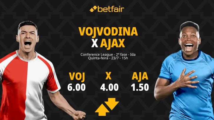 Vojvodina x Ajax - Conference League: Notícias, Odds, Estatísticas, Escalações, Horário, Onde Assistir