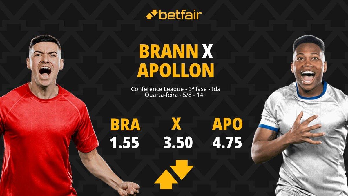 Brann x Apollon - Conference League: Notícias, Odds, Estatísticas, Escalações, Horário, Onde Assistir