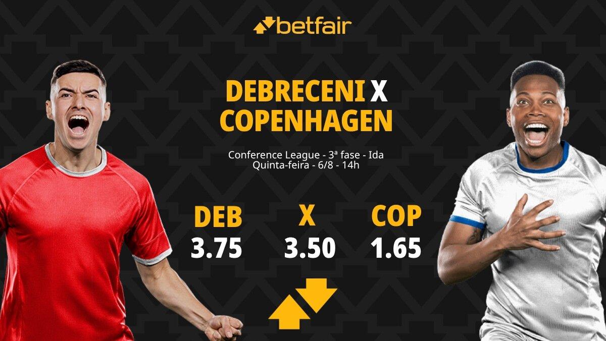 Debreceni VSC x Copenhagen - Conference League: Notícias, Odds, Estatísticas, Escalações, Horário, Onde Assistir