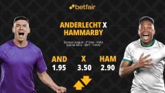 Anderlecht x Hammarby - Europa League: Odds, Estatísticas, Escalações, Horário, Onde Assistir