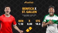 Benfica x St. Gallen - Europa League: Notícias, Odds, Estatísticas, Escalações, Horário, Onde Assistir