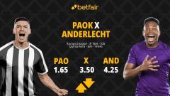 PAOK x Anderlecht - Europa League: Notícias, Odds, Estatísticas, Escalações, Horário, Onde Assistir
