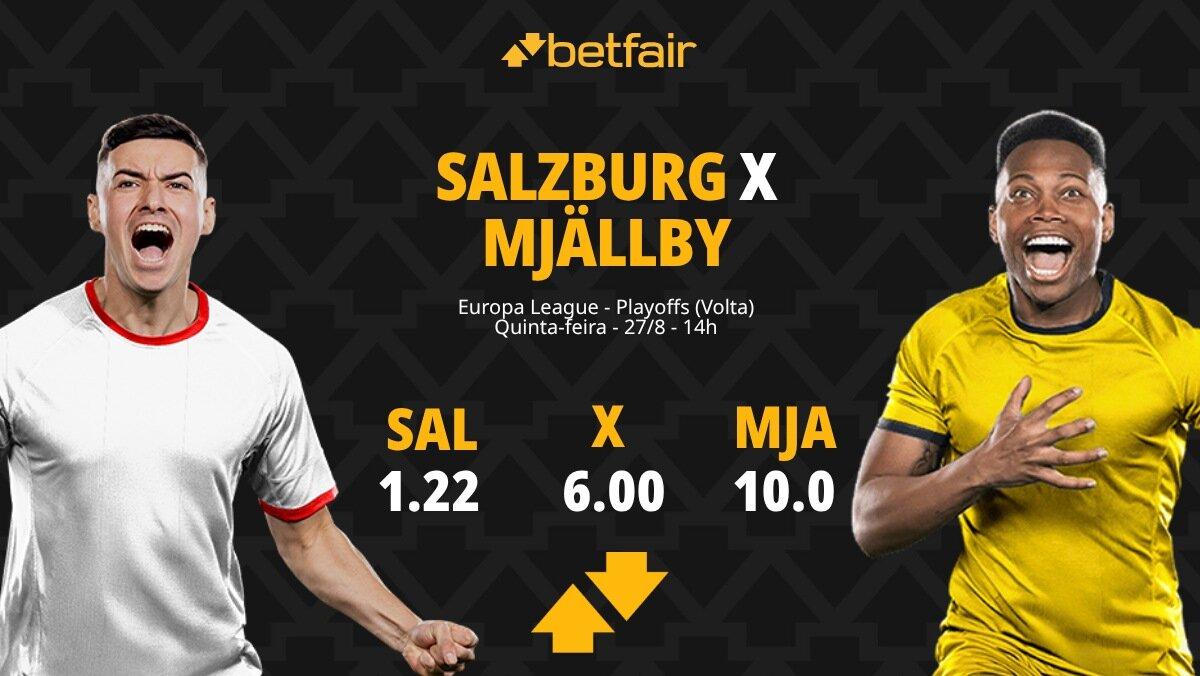 RB Salzburg x Mjällby - Europa League: Notícias, Odds, Estatísticas, Escalações, Horário, Onde Assistir