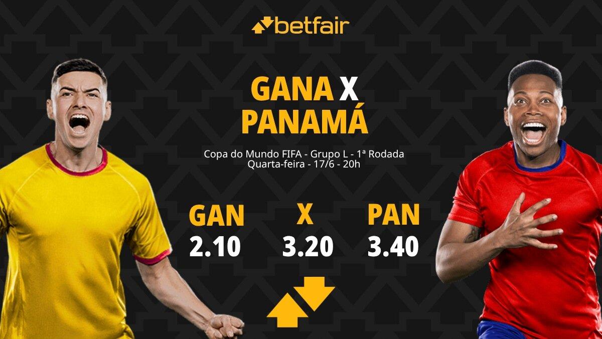 Gana x Panamá - Copa do Mundo 2026: Dicas, Palpites, Odds, Escalações, Horário, Onde Assistir