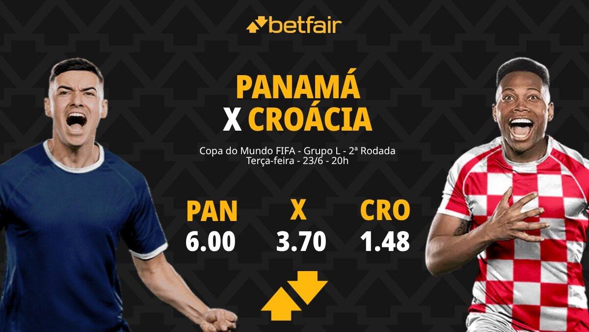 Panamá x Croácia - Copa do Mundo 2026: Dicas, Palpites, Odds, Escalações, Horário, Onde Assistir