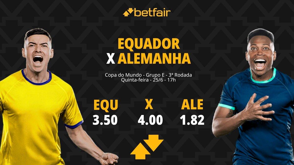 Equador x Alemanha - Copa do Mundo 2026: Dicas, Palpites, Odds, Escalações, Horário, Onde Assistir
