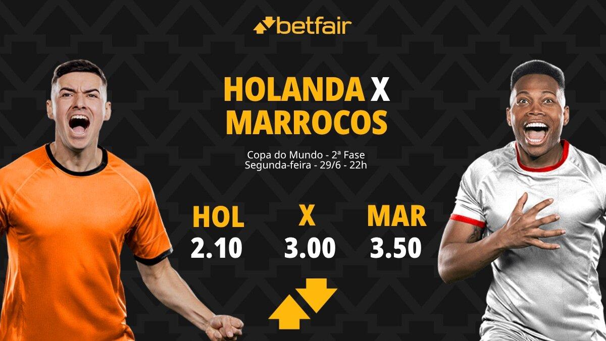 Holanda x Marrocos - Copa do Mundo 2026: Dicas, Palpites, Odds, Escalações, Horário, Onde Assistir