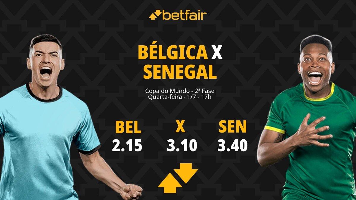 Bélgica x Senegal - Copa do Mundo 2026: Dicas, Palpites, Odds, Escalações, Horário, Onde Assistir