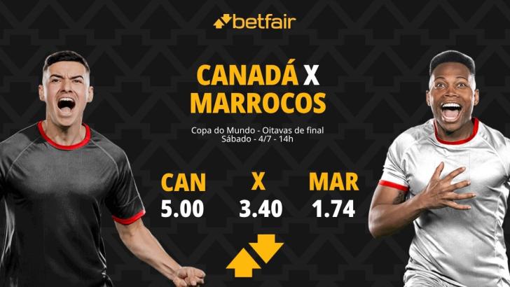 Canadá x Marrocos - Copa do Mundo 2026: Dicas, Palpites, Odds, Escalações, Horário, Onde Assistir