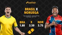 Brasil x Noruega - Copa do Mundo 2026: Dicas, Palpites, Odds, Escalações, Horário, Onde Assistir