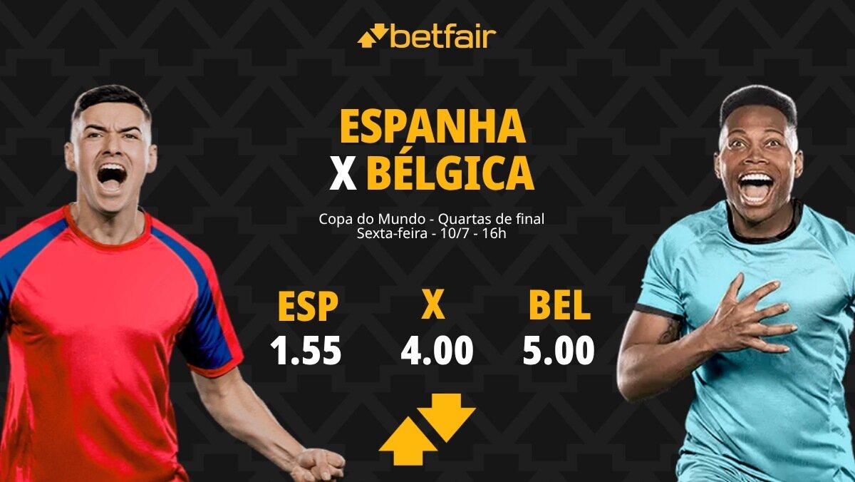 Espanha x Bélgica: dicas do Pedro, do Apostas e Palpites